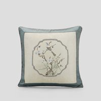 Chinoiserie Printing Polyester Pillow Cases sku image 7