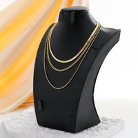 Simple Style Geometric Alloy Layered Plating Necklace main image 3