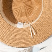 Women's Beach Shell Wide Eaves Straw Hat main image 4