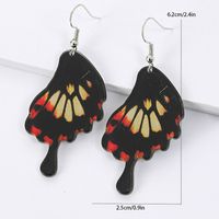 Mode Schmetterling Aryl Überzug Ohrhaken 1 Paar main image 2