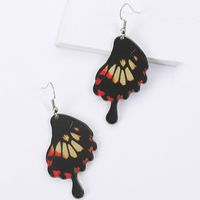 Mode Schmetterling Aryl Überzug Ohrhaken 1 Paar main image 3