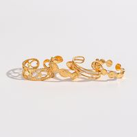 Fashion Geometric Stainless Steel Plating Gold Plated Open Ring main image 3