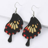 Mode Schmetterling Aryl Überzug Ohrhaken 1 Paar sku image 1