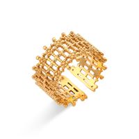 Fashion Geometric Stainless Steel Plating Gold Plated Open Ring sku image 9
