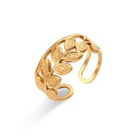Fashion Geometric Stainless Steel Plating Gold Plated Open Ring sku image 10