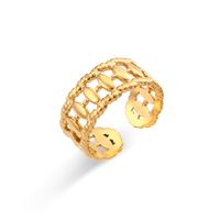 Fashion Geometric Stainless Steel Plating Gold Plated Open Ring sku image 12