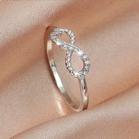 Fashion Bow Knot Alloy Diamond Rings main image 1