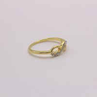 Fashion Bow Knot Alloy Diamond Rings sku image 2