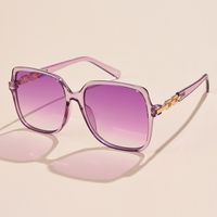 Unisex Fashion Gradient Color Pc Square Sunglasses sku image 4