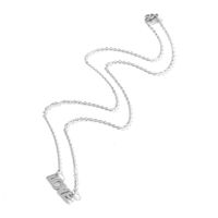 Einfacher Stil Brief Rostfreier Stahl Halskette Mit Anhänger Metall Edelstahl Halsketten sku image 3
