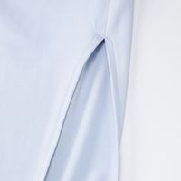 Fashion Solid Color V Neck Sleeveless Slit Backless Polyester Dresses Maxi Long Dress Strap Dress main image 4