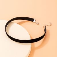 French Style Solid Color Cloth Choker main image 2