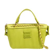 Women's Small Pu Leather Solid Color Fashion Chain Square Zipper Crossbody Bag sku image 5
