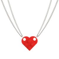 Einfacher Stil Herzform Legierung Überzug Halskette Mit Anhänger sku image 9