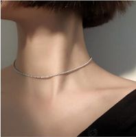 Fashion Heart Shape Butterfly Alloy Pearl Hollow Out Necklace sku image 5