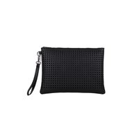 Fashion Solid Color Square Zipper Clutch Bag main image 4