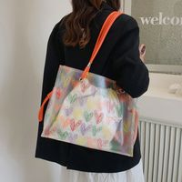 Streetwear Heart Shape Tote Bag main image 2