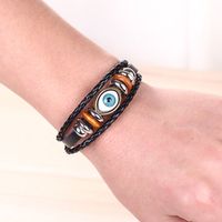 Ethnic Style Printing Eye Metal Layered Bracelets main image 2