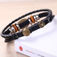 Ethnic Style Printing Eye Metal Layered Bracelets main image 4