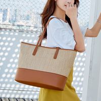 Fashion Color Block Square Zipper Shoulder Bag main image 6