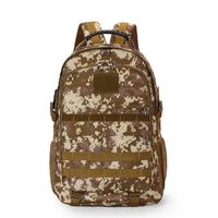 Vintage Style Camouflage Square Zipper Fashion Backpack sku image 3