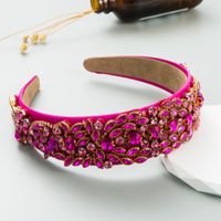 Fashion Geometric Cloth Rhinestones Hair Band sku image 2