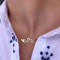 Fashion Bird Stainless Steel Necklace Stainless Steel Necklaces main image 5