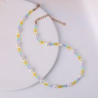 Simple Style Irregular Beaded Pearl Necklace main image 4