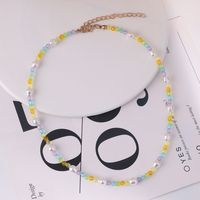 Simple Style Irregular Beaded Pearl Necklace main image 3