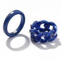 Fashion Geometric Synthetic Resin Rings sku image 1