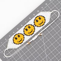 Simple Style Smiley Face Glass Beaded Bracelets main image 4