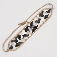 Fashion Leopard Glass Beaded Bracelets sku image 1