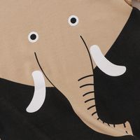 Casual Elephant Cotton Printing Baby Clothes main image 5