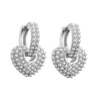 Fashion Star Heart Shape Pineapple Alloy Inlay Artificial Pearls Rhinestones Rings Earrings main image 5