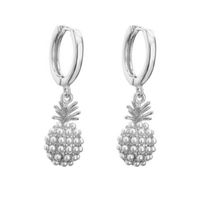 Fashion Star Heart Shape Pineapple Alloy Inlay Artificial Pearls Rhinestones Rings Earrings sku image 8