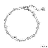 Simple Style Geometric Alloy Plating Anklet sku image 6