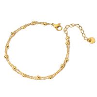 Simple Style Geometric Alloy Plating Anklet main image 2