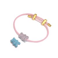 Fashion Animal Imitation Pearl Copper Artificial Gemstones Bracelets Earrings Necklace In Bulk sku image 7