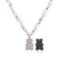 Fashion Animal Imitation Pearl Copper Artificial Gemstones Bracelets Earrings Necklace In Bulk sku image 19