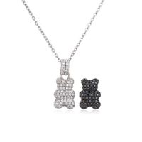 Fashion Animal Imitation Pearl Copper Artificial Gemstones Bracelets Earrings Necklace In Bulk sku image 4