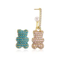 Fashion Animal Imitation Pearl Copper Artificial Gemstones Bracelets Earrings Necklace In Bulk sku image 12