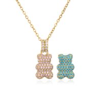 Fashion Animal Imitation Pearl Copper Artificial Gemstones Bracelets Earrings Necklace In Bulk sku image 2