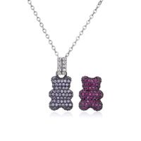 Fashion Animal Imitation Pearl Copper Artificial Gemstones Bracelets Earrings Necklace In Bulk sku image 1