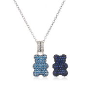 Fashion Animal Imitation Pearl Copper Artificial Gemstones Bracelets Earrings Necklace In Bulk sku image 5