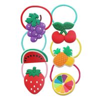 Cartoon Style Fruit Plastic Epoxy Rings Bracelets main image 5