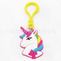 Cute Unicorn Plastic Bag Pendant Keychain sku image 14