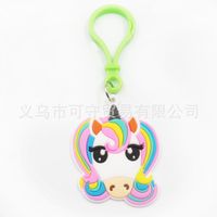 Cute Unicorn Plastic Bag Pendant Keychain sku image 13