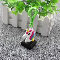Cute Unicorn Plastic Bag Pendant Keychain main image 5