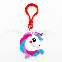 Cute Unicorn Plastic Bag Pendant Keychain sku image 16