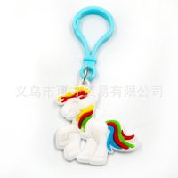 Cute Unicorn Plastic Bag Pendant Keychain sku image 11